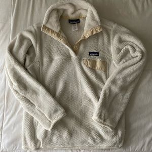 PATAGONIA WHITE FLEECE SWEATER
